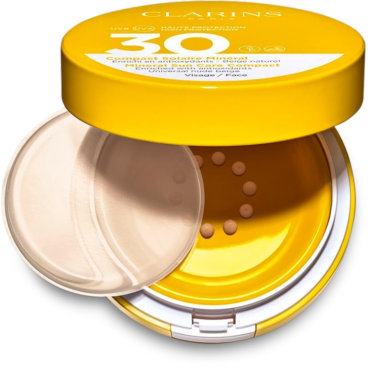 Photos - Sun Skin Care Clarins Mineral Sun Care Face Compact SPF30 11.5g 
