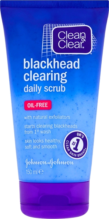Photos - Facial / Body Cleansing Product Clean & Clear Blackhead Clearing Daily Scrub 150ml 