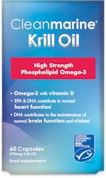Cleanmarine Krill Oil High Strength 590 Marine Gelcaps 60 Pack