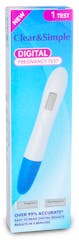Clear & Simple Pregnancy Test Single