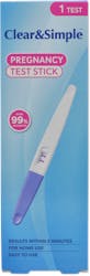 Clear&Simple Pregnancy Test 1 Pack