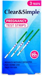 Clear & Simple Pregnancy Test Strips