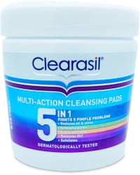 Clearasil 5 In 1 Multi-Action Cleansing Pads Pack Of 65