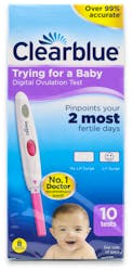 Clearblue Digital Ovulation Test with Dual Hormone Indicator Test 10 Pack