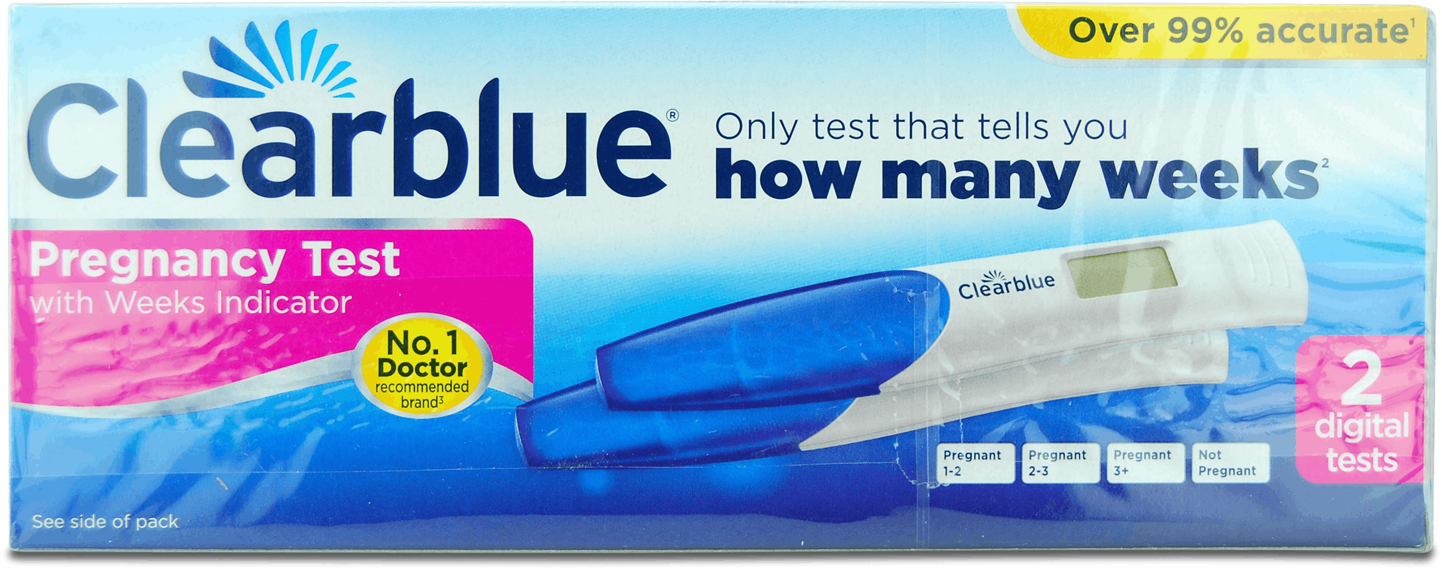 Clearblue Digital Pregnancy Test 2 Pack | Medino