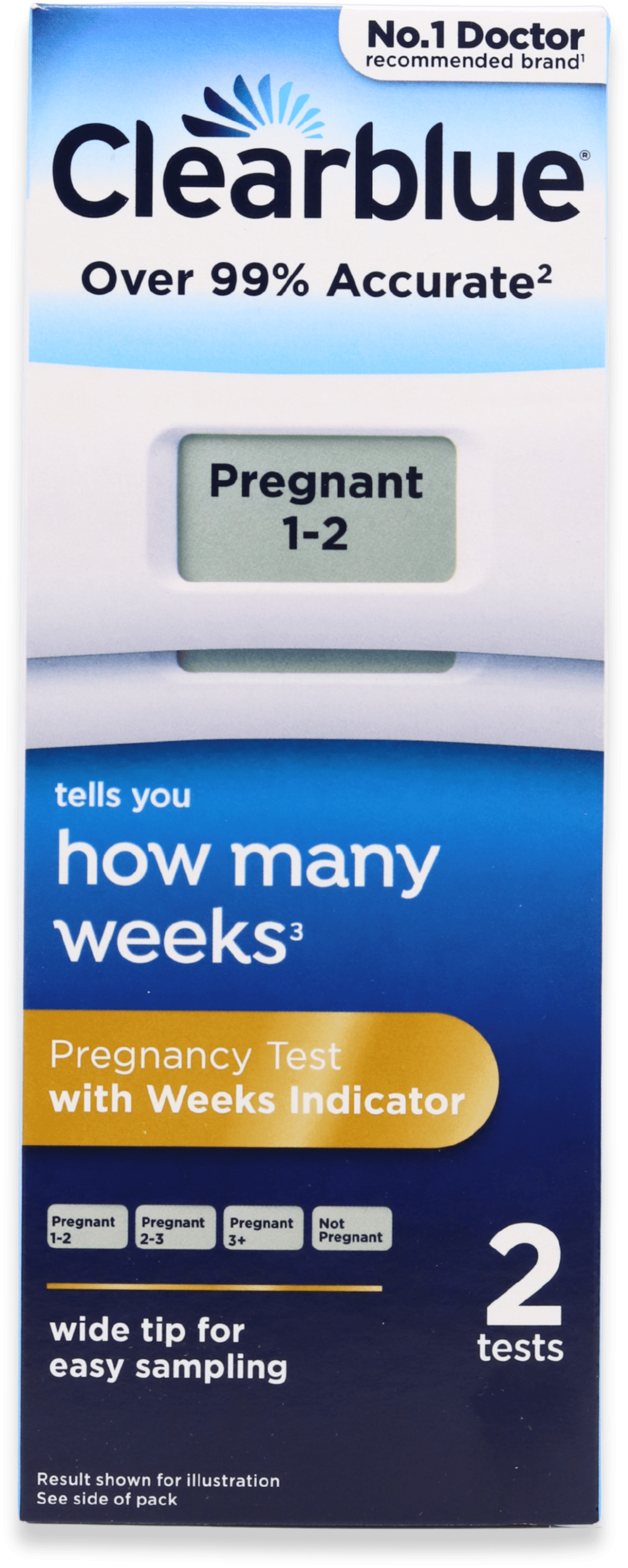 Clearblue Digital Pregnancy Test 2 Pack