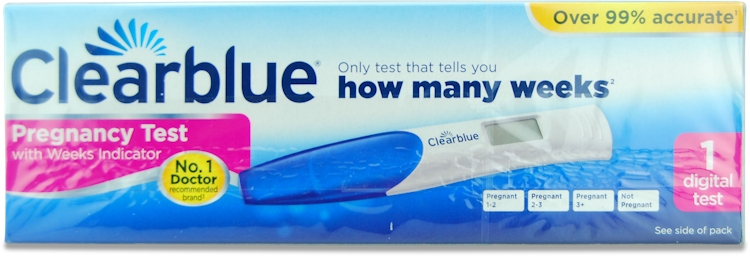 Clearblue Digital Pregnancy Test With Weeks Indicator Single Pack