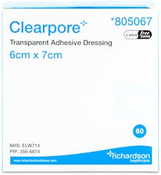Clearpore Adhesive Dressing 60 Pack