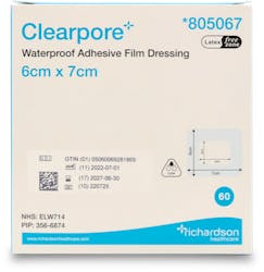 Clearpore Waterproof Adhesive Film Dressing 60 Pack