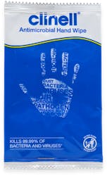 Clinell Antimicrobial Hand Wipe Sachet 1 Wipe