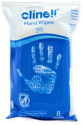 Clinell Antimicrobial Hand Wipes 8 Wipes