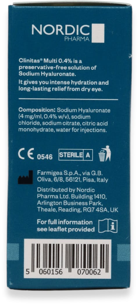 Clinitas Multi 0.4% Eye Drops 10ml - 2