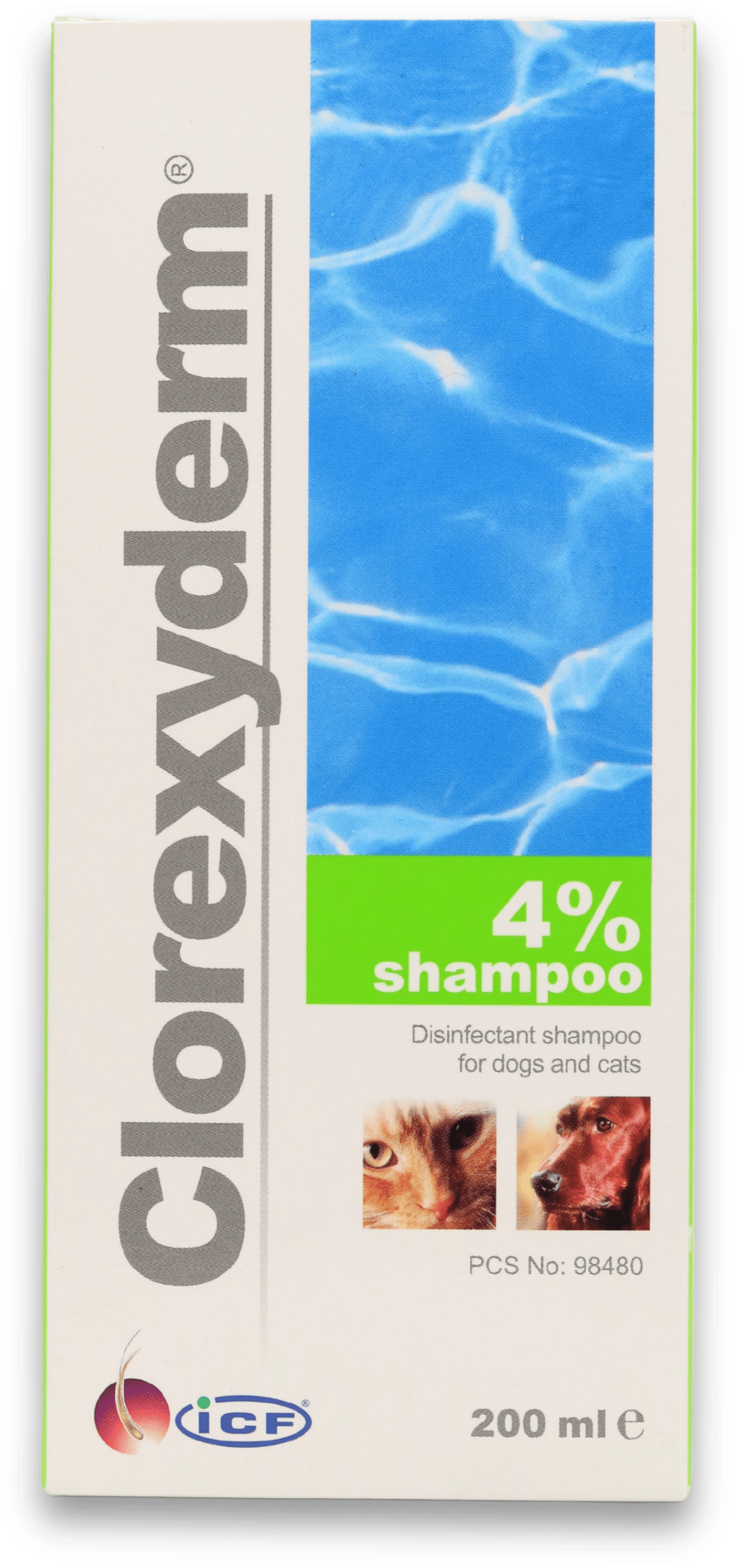 ICF Clorexyderm 4% Shampoo 200ml