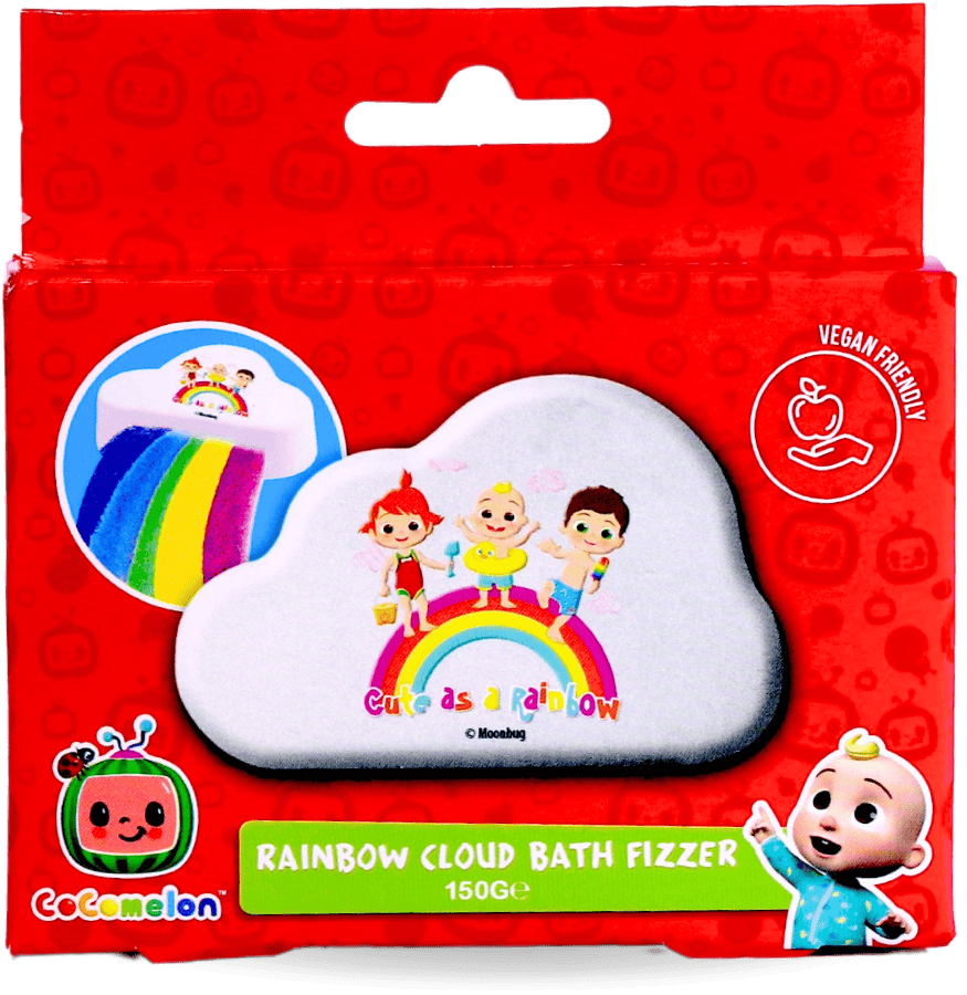 Cocomelon Bath Fizzer Rainbow 150g