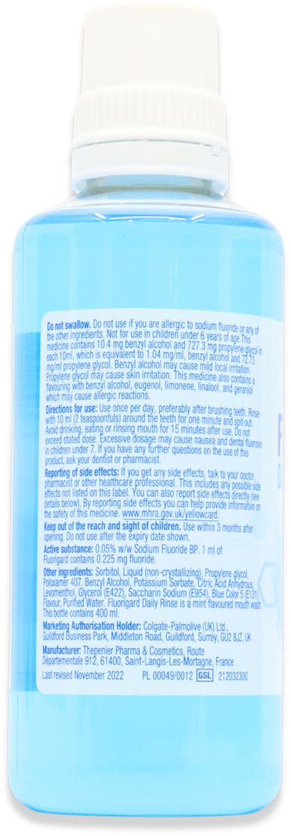Colgate FluoriGard Daily Rinse Alcohol Free 400ml - 2