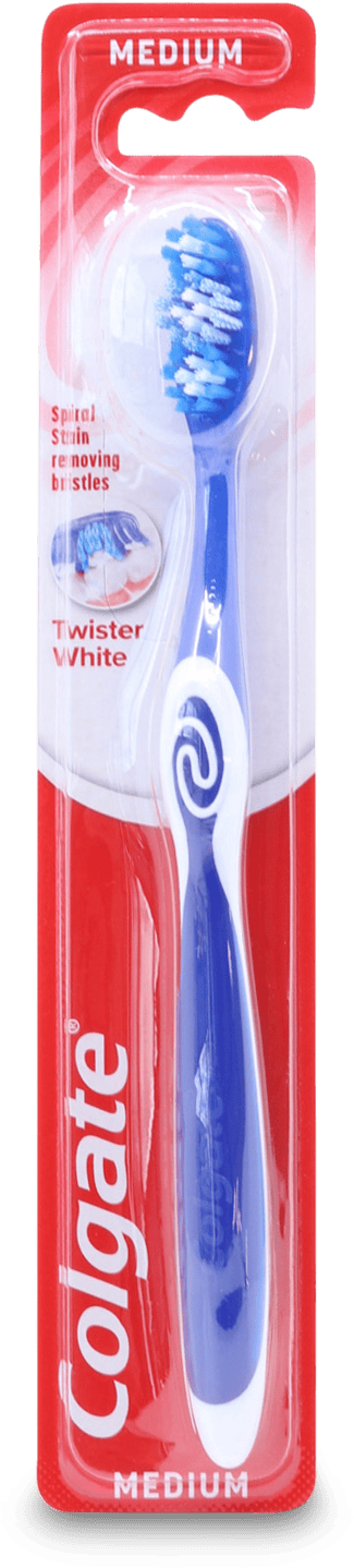 Colgate Toothbrush  Twister White