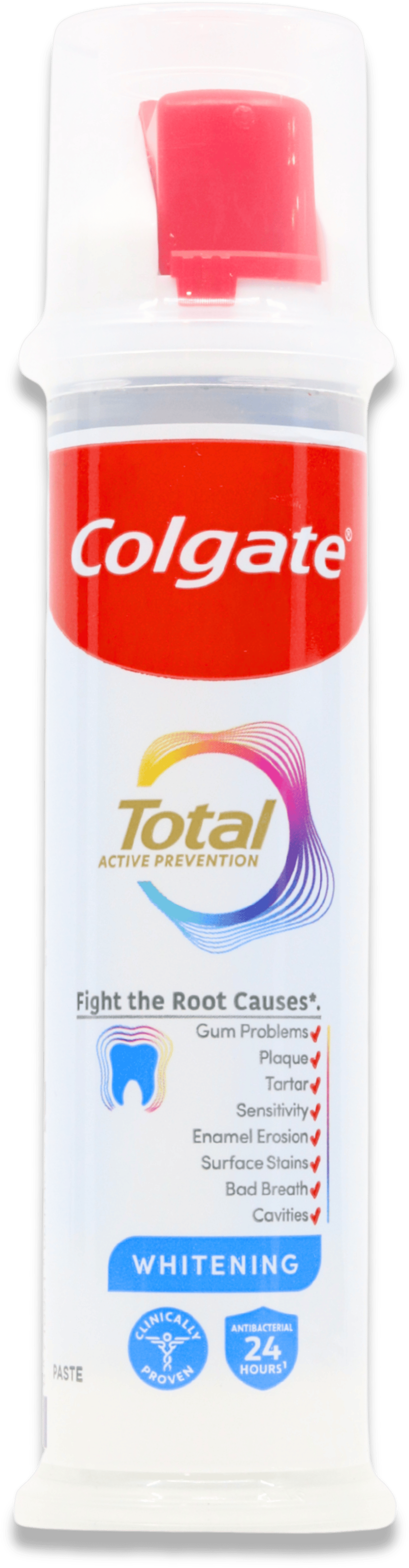 Colgate Total Whitening Toothpaste Pump 100ml