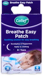 Colief Breathe Easy Patches 6 pack