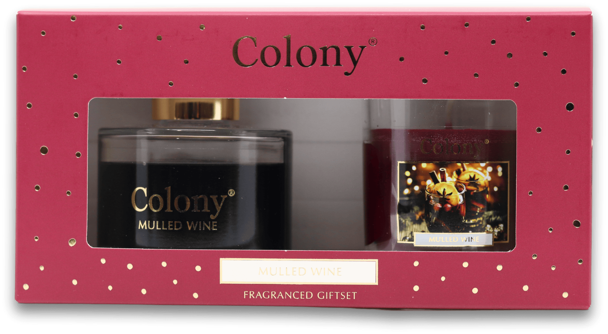 Colony Mulled Wine Fragranced Candle Gift Set