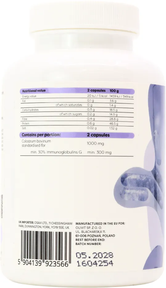 Osavi Colostrum 1000mg 120 Capsules - 3