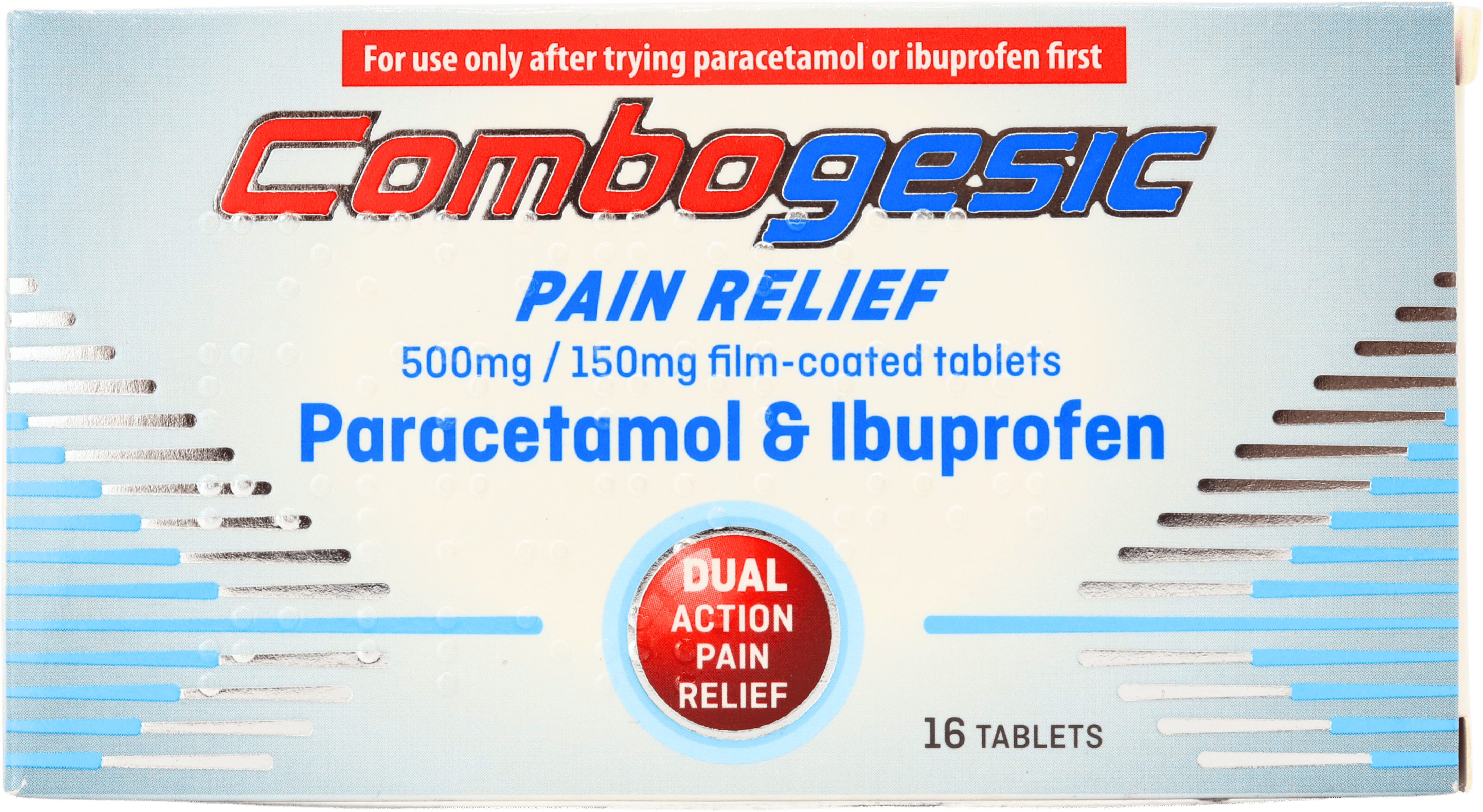 Combogesic 500mg 16 tablets