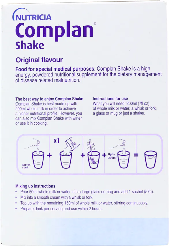 Complan Shake Original Flavour 4 x 57g - 2