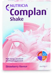Complan Shake Strawberry Flavour 57g 4 Pack