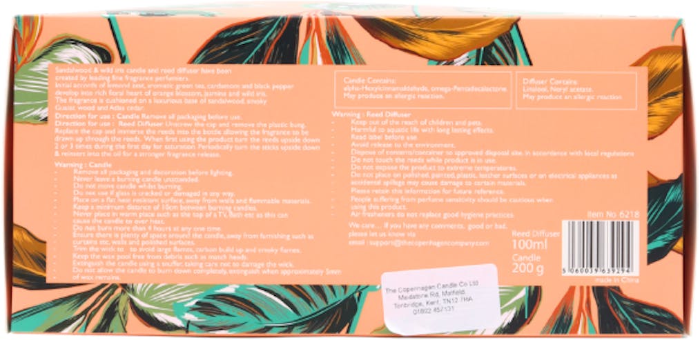 Copenhagen Candle Jungle Gift Set Sandalwood Iris - 2