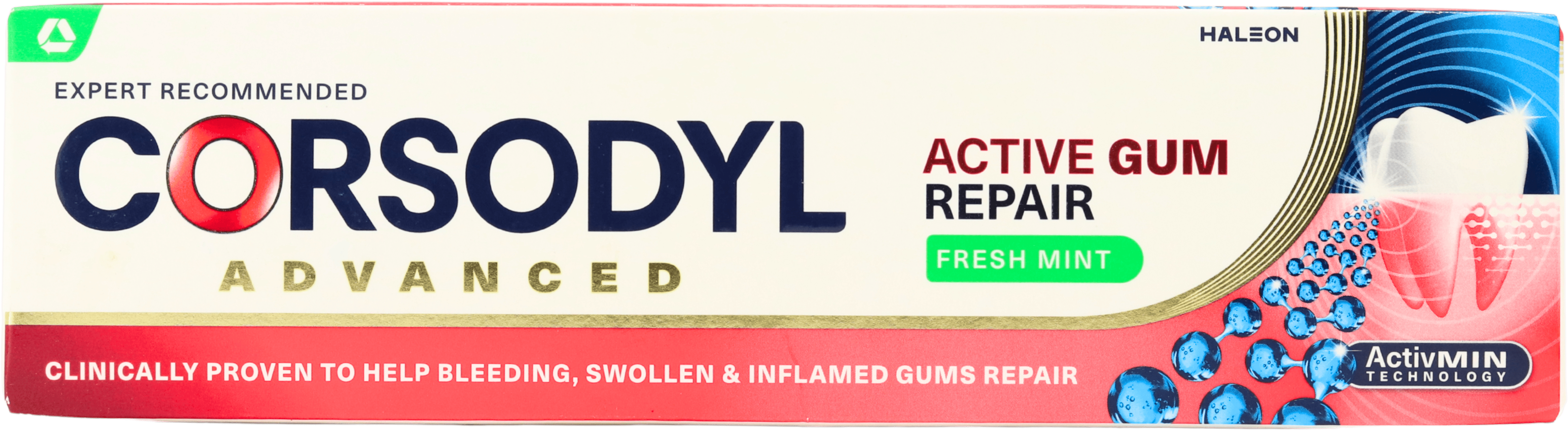 Corsodyl Advanced Active Gum Repair Toothpaste Fresh Mint 75ml