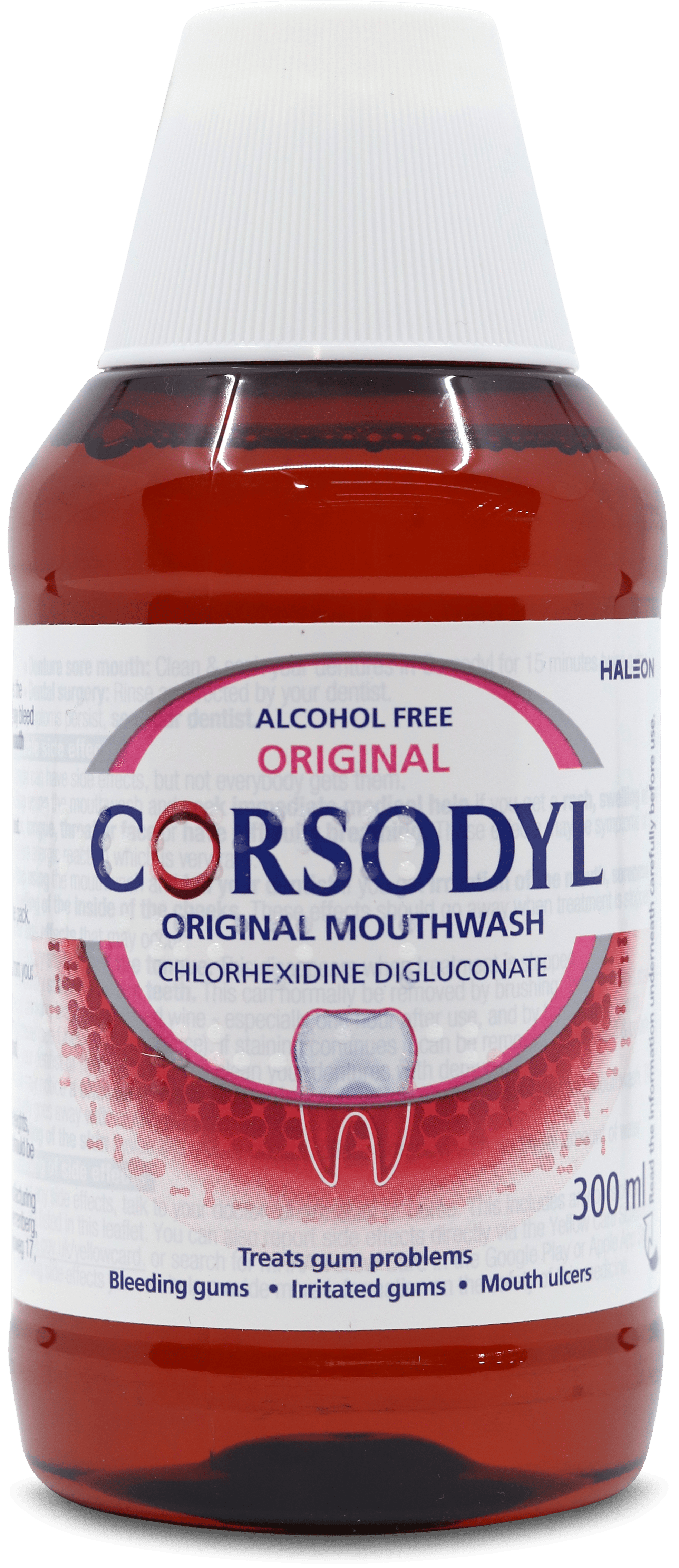 Corsodyl Alcohol Free Mouthwash Original 300ml