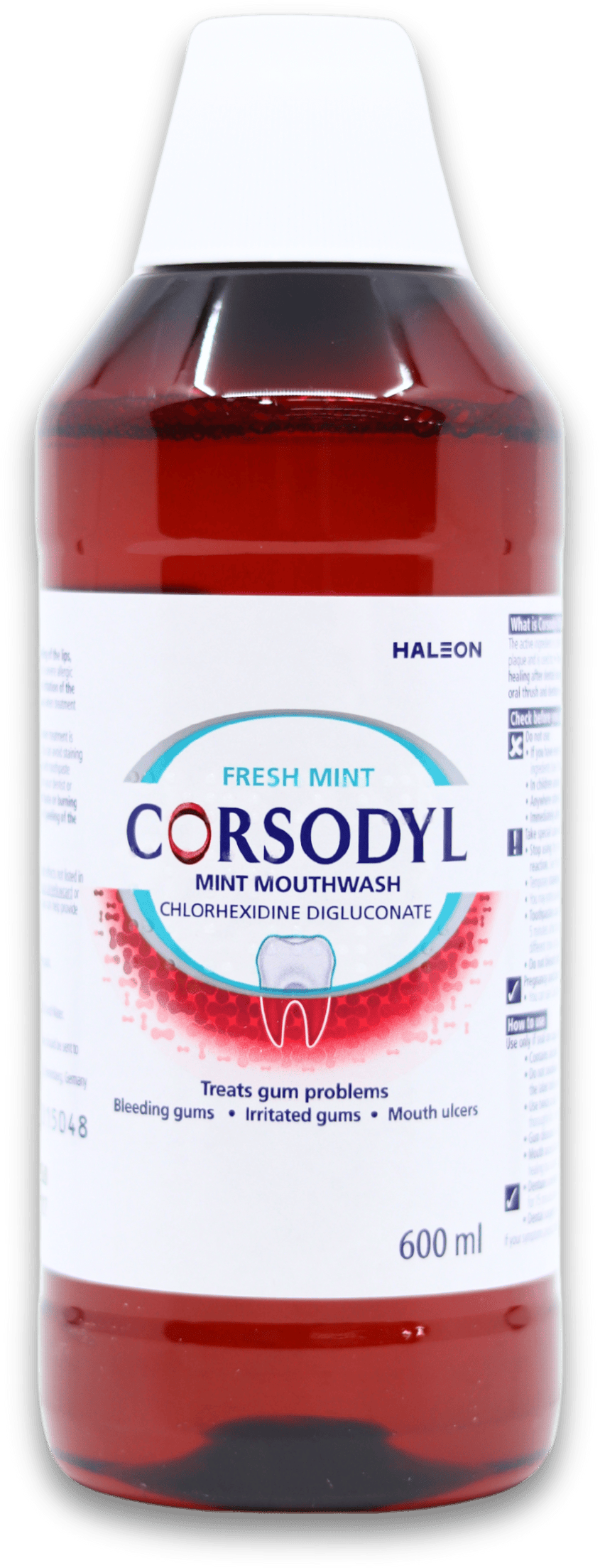 Corsodyl Fresh Mint Mouthwash 600ml