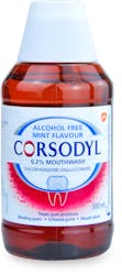 Corsodyl Alcohol Free Mouthwash Mint 300ml