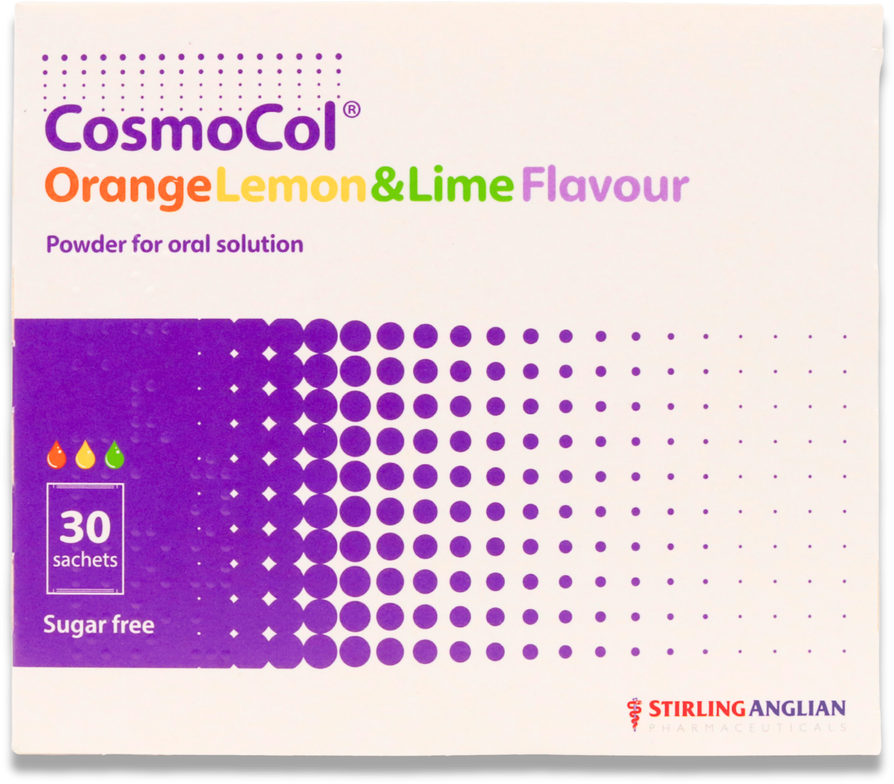 Cosmocol Orange Lemon & Lime 30 Sachets