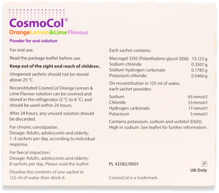 Cosmocol Orange Lemon & Lime 30 Sachets - 2