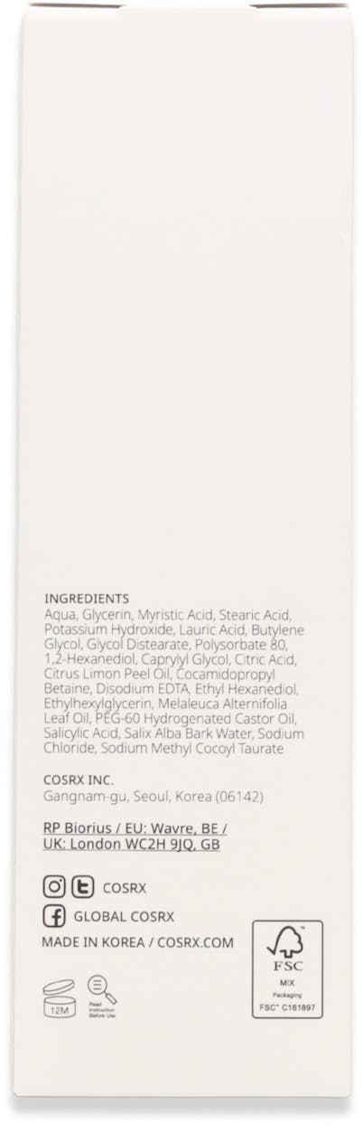 COSRX Salicylic Acid Daily Gentle Cleanser 150ml - 3