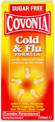 Covonia Cold and Flu Formula Sugar Free 160ml