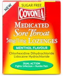 Covonia Medicated Lozenges Sugar Free 36 Pack
