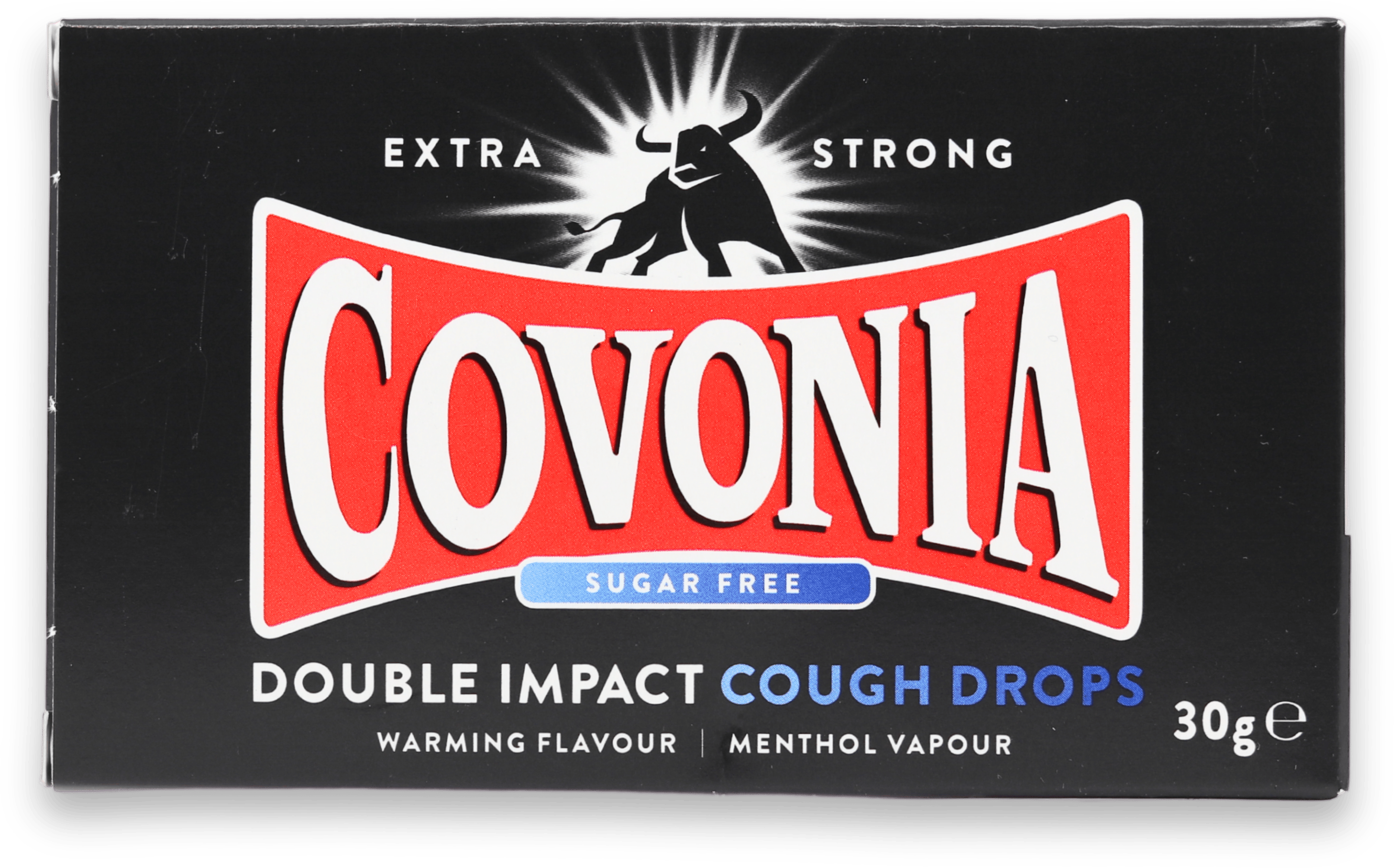 Covonia Sugar Free Double Impact Menthol Cough Drops 30g