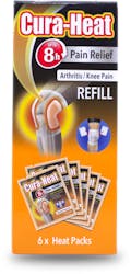 Cura-Heat Arthritis Pain Refill 6 pack