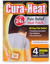 Cura-heat Back Pain 4 pack