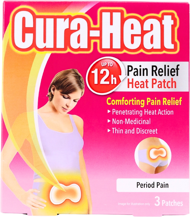 Cura-Heat Pain Relief Heat Patch 3 Pack