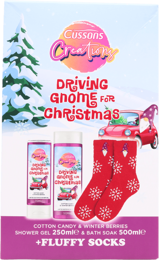 Cussons Creations Wash Gift Set Driving Gnome