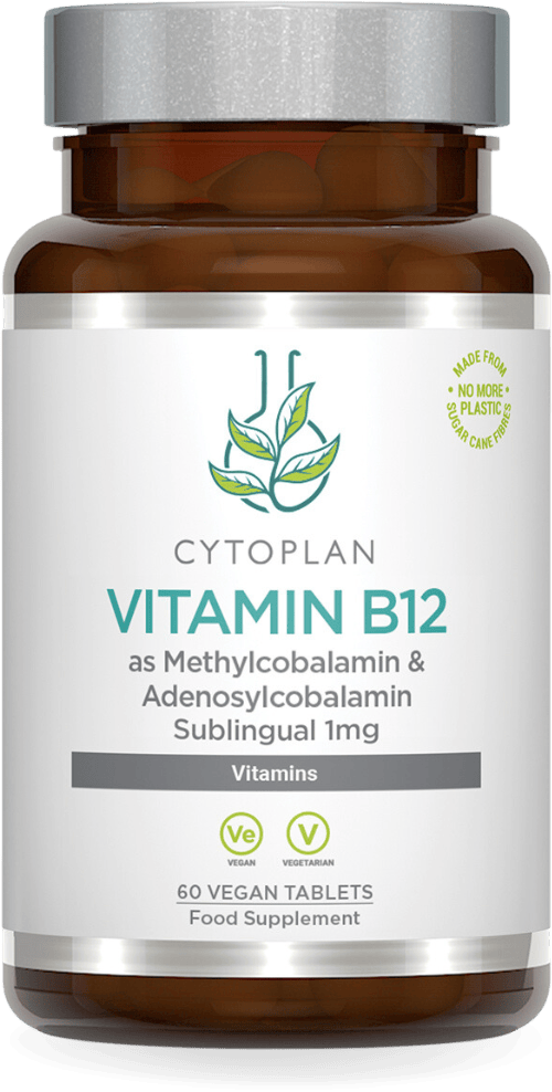 Cytoplan B12 Methylcobalamin & Adenosylcobalamin Sublingual 60 Tablets