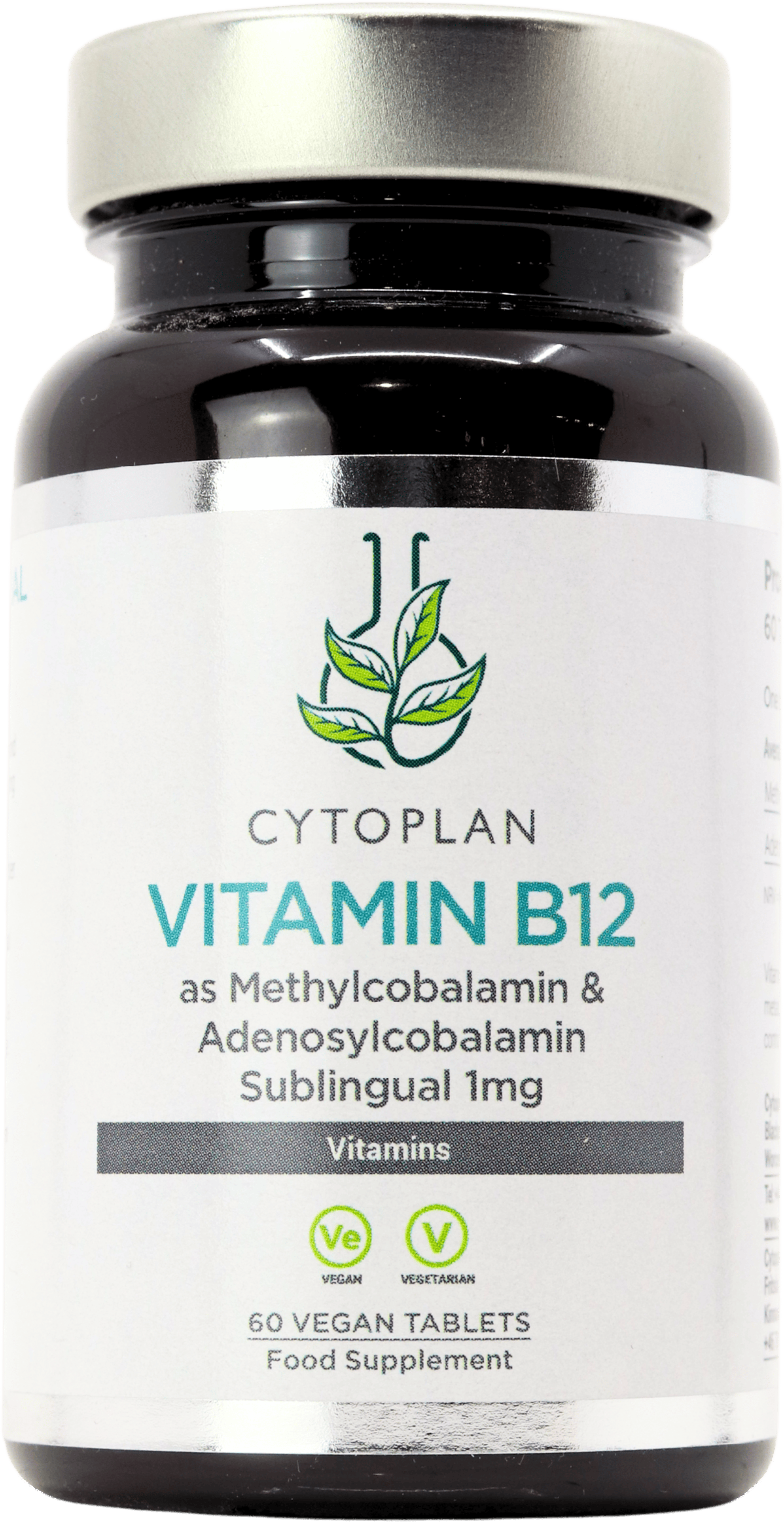 Cytoplan B12 Methylcobalamin & Adenosylcobalamin Sublingual 60 Tablets
