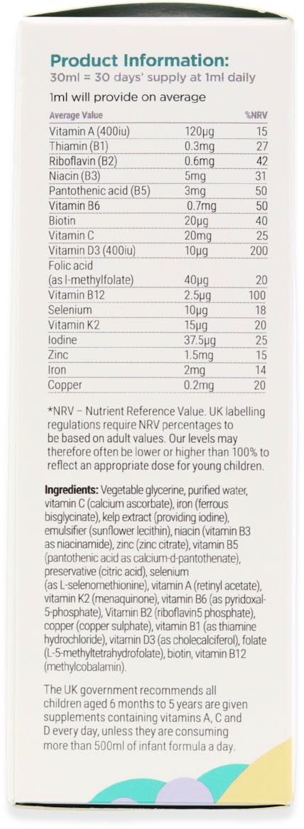 Cytoplan Children’s Multivitamin Drops 30ml - 3
