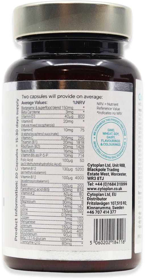 Cytoplan CoQ10 Multi 30 Capsules - 2
