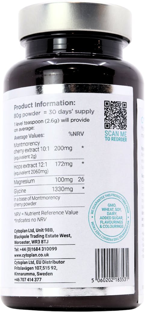 Cytoplan Cyto-Night Vegan Powder 80g - 2