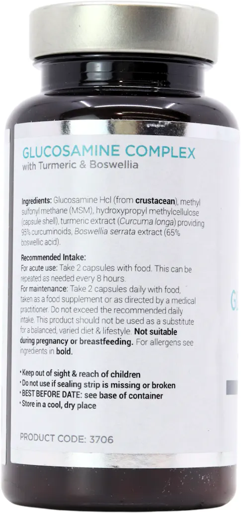 Cytoplan Glucosamine Complex with Turmeric & Boswellia 60 Capsules - 3