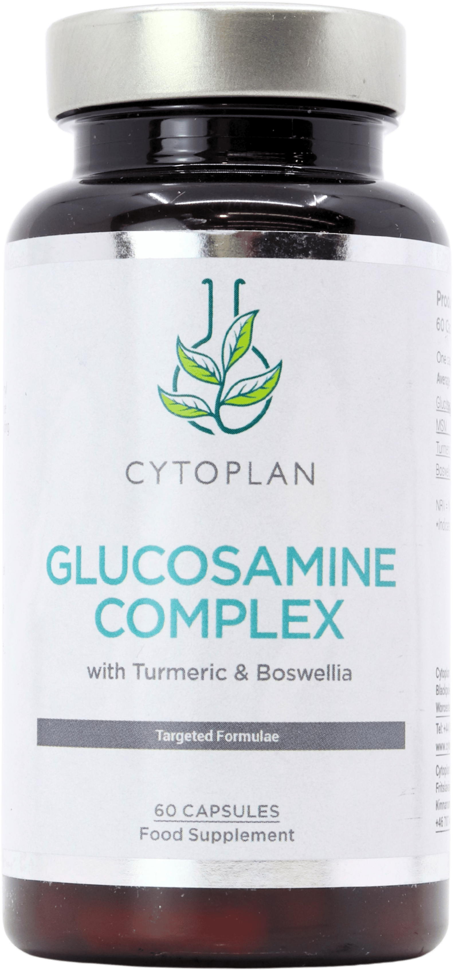 Cytoplan Glucosamine Complex with Turmeric & Boswellia 60 Capsules