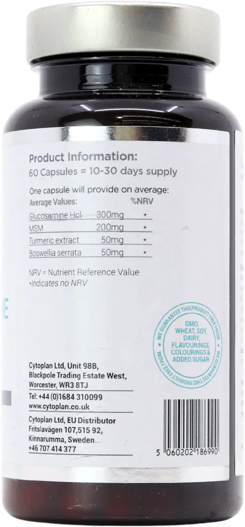 Cytoplan Glucosamine Complex with Turmeric & Boswellia 60 Capsules - 2
